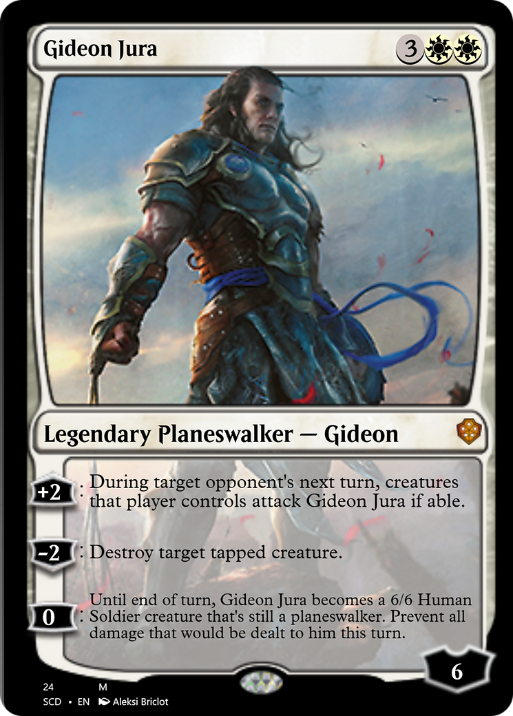 Gideon Jura [Starter Commander Decks] | Enigma On Main