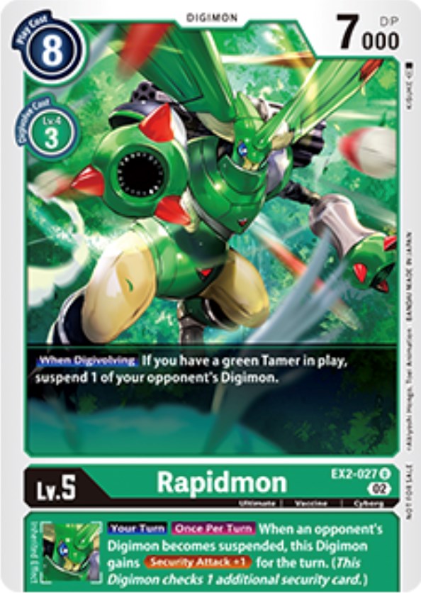 Rapidmon [EX2-027] (Tamer Party Vol. 6 Promo) [Digital Hazard Promos] | Enigma On Main