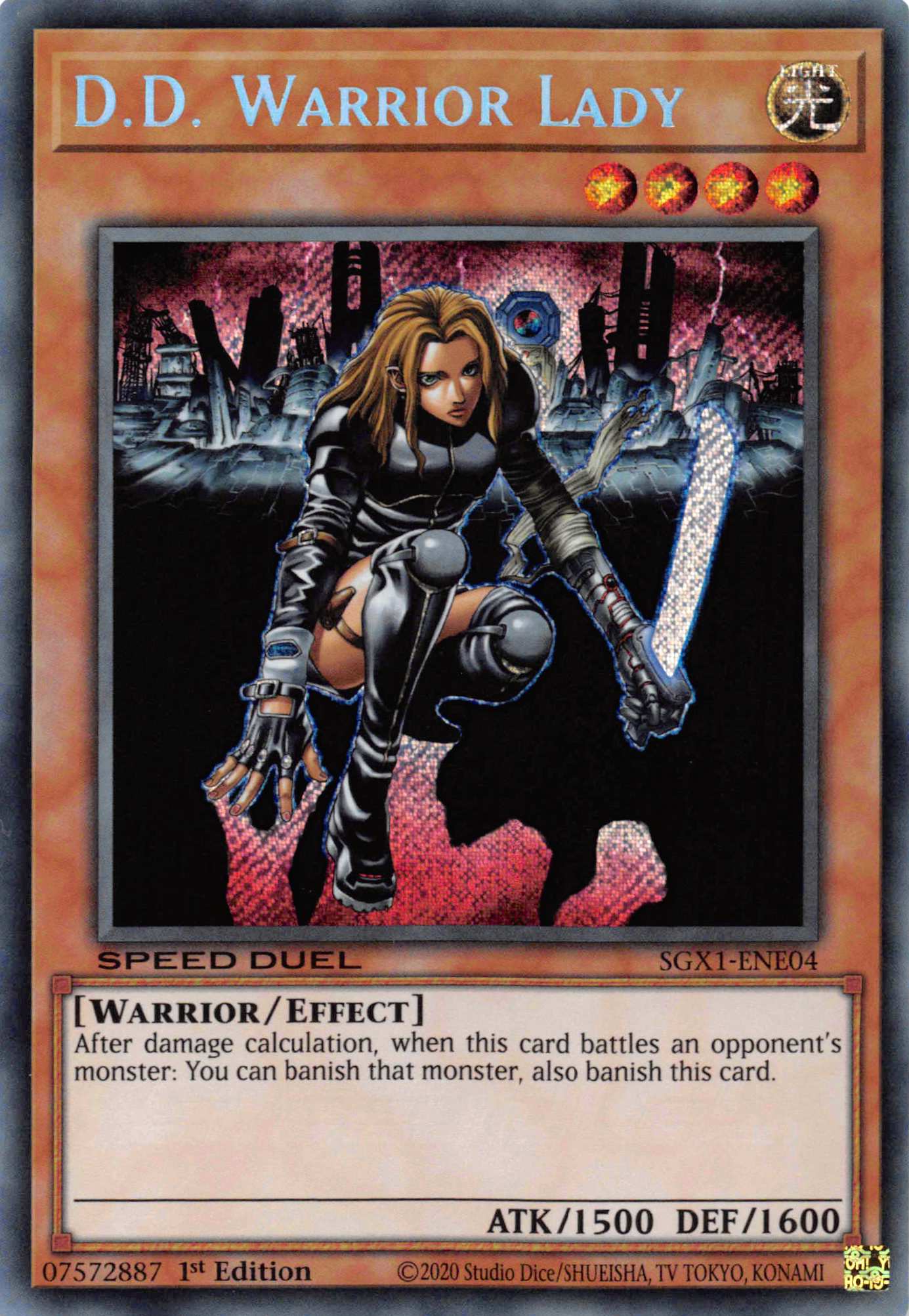 D.D. Warrior Lady [SGX1-ENE04] Secret Rare | Enigma On Main