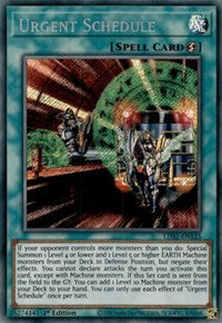 Urgent Schedule [LDS2-EN125] Secret Rare | Enigma On Main