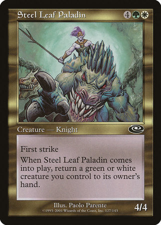 Steel Leaf Paladin [Planeshift] | Enigma On Main