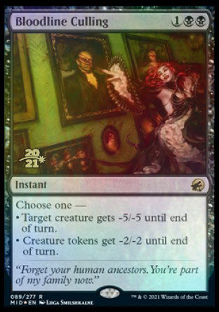 Bloodline Culling [Innistrad: Midnight Hunt Prerelease Promos] | Enigma On Main