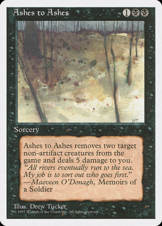 Ashes to Ashes [Fourth Edition] | Enigma On Main