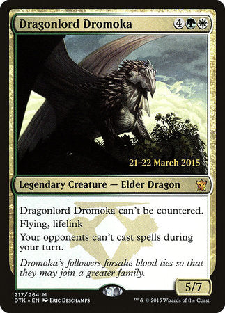 Dragonlord Dromoka [Dragons of Tarkir Promos] | Enigma On Main