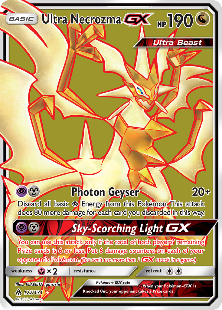 Ultra Necrozma GX (127/131) [Sun & Moon: Forbidden Light] | Enigma On Main