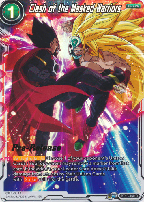 Clash of the Masked Warriors (BT13-150) [Supreme Rivalry Prerelease Promos] | Enigma On Main