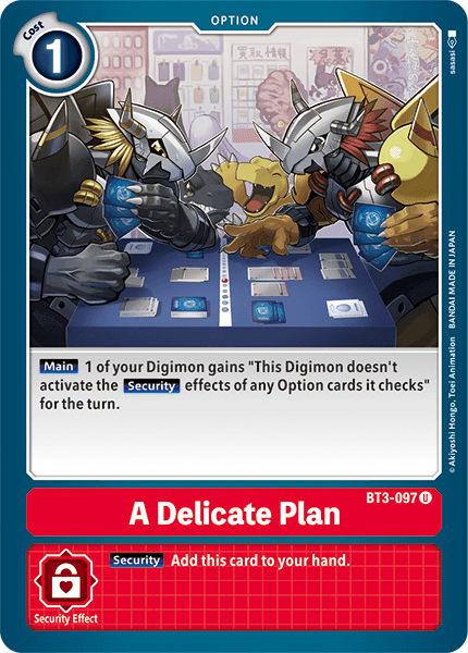 A Delicate Plan [BT3-097] [Release Special Booster Ver.1.5] | Enigma On Main