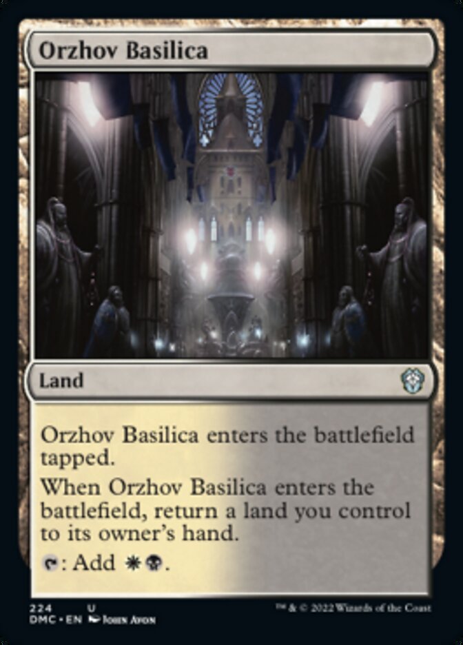 Orzhov Basilica [Dominaria United Commander] | Enigma On Main