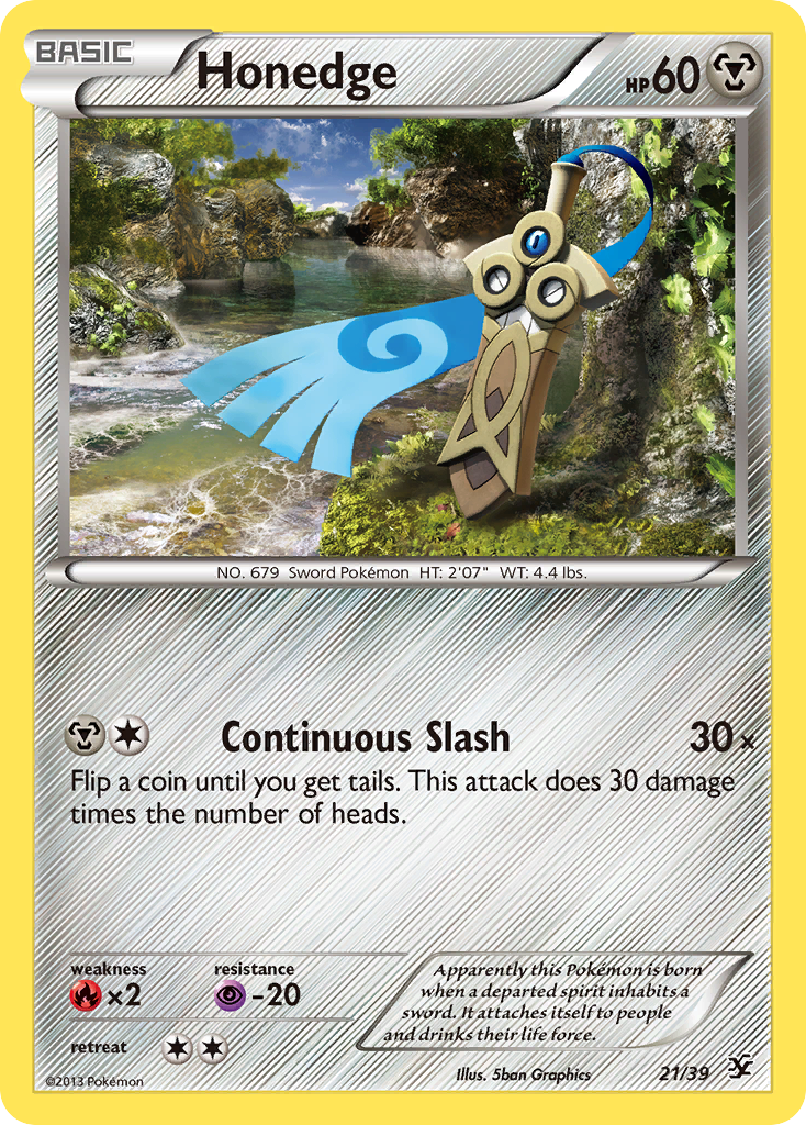 Honedge (21/39) [XY: Kalos Starter Set] | Enigma On Main