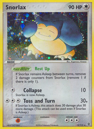 Snorlax (15/112) [EX: FireRed & LeafGreen] | Enigma On Main