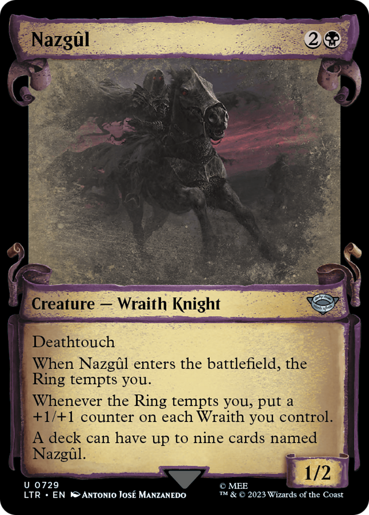 Nazgul (0729) [The Lord of the Rings: Tales of Middle-Earth Showcase Scrolls] | Enigma On Main