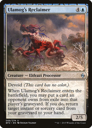 Ulamog's Reclaimer [Battle for Zendikar] | Enigma On Main