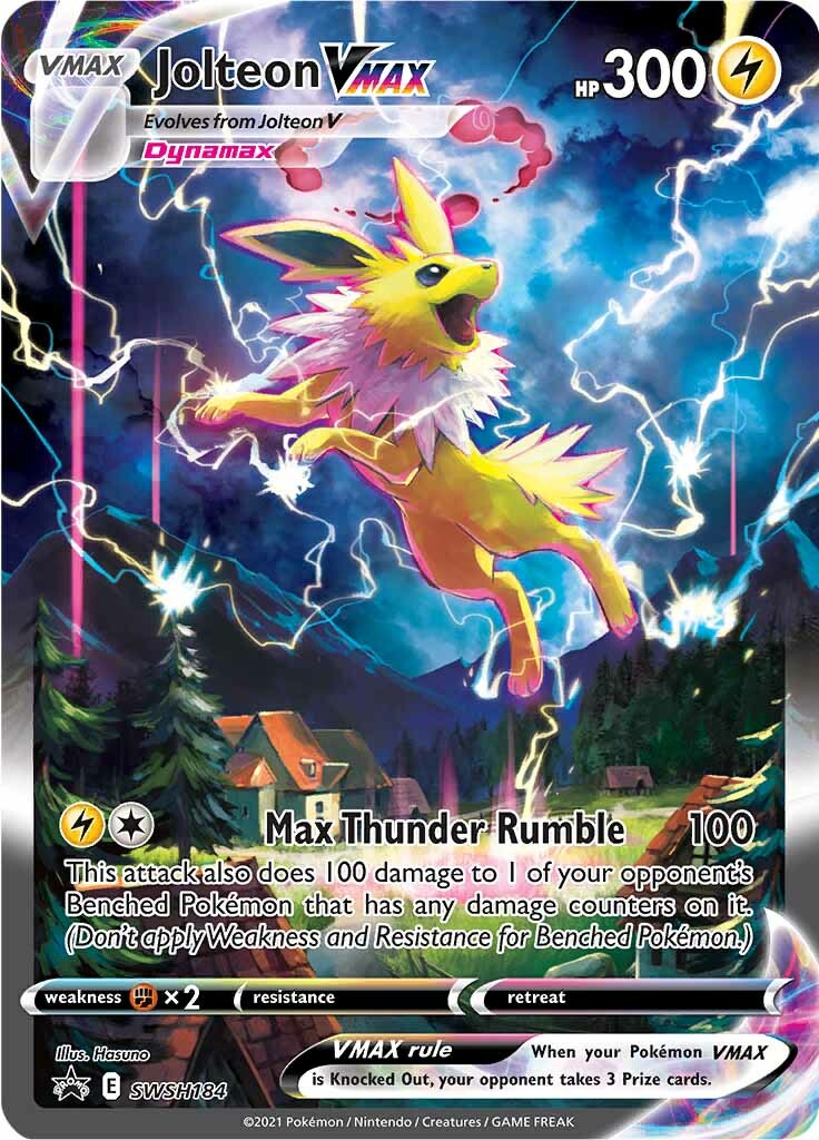 Jolteon VMAX (SWSH184) [Sword & Shield: Black Star Promos] | Enigma On Main