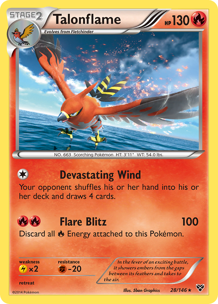 Talonflame (28/146) [XY: Base Set] | Enigma On Main