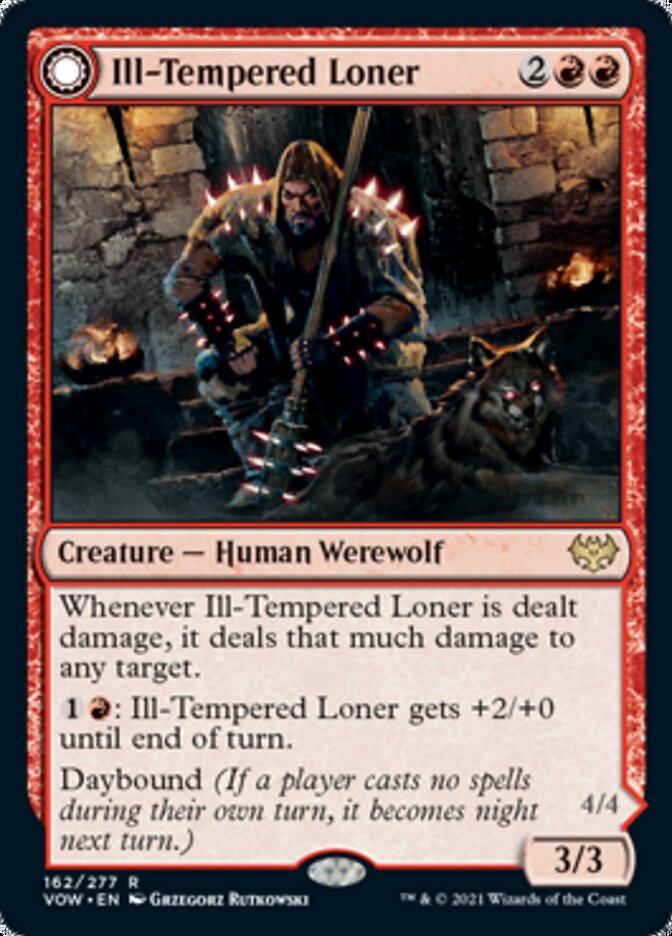 Ill-Tempered Loner // Howlpack Avenger [Innistrad: Crimson Vow] | Enigma On Main