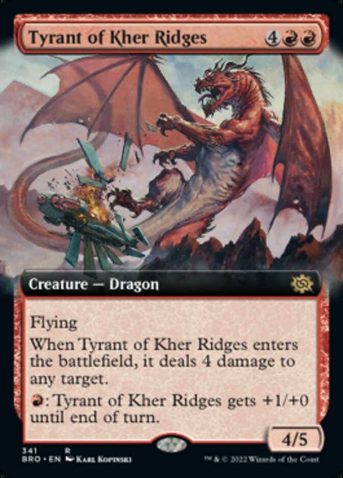 Tyrant of Kher Ridges (Extended Art) [The Brothers' War] | Enigma On Main