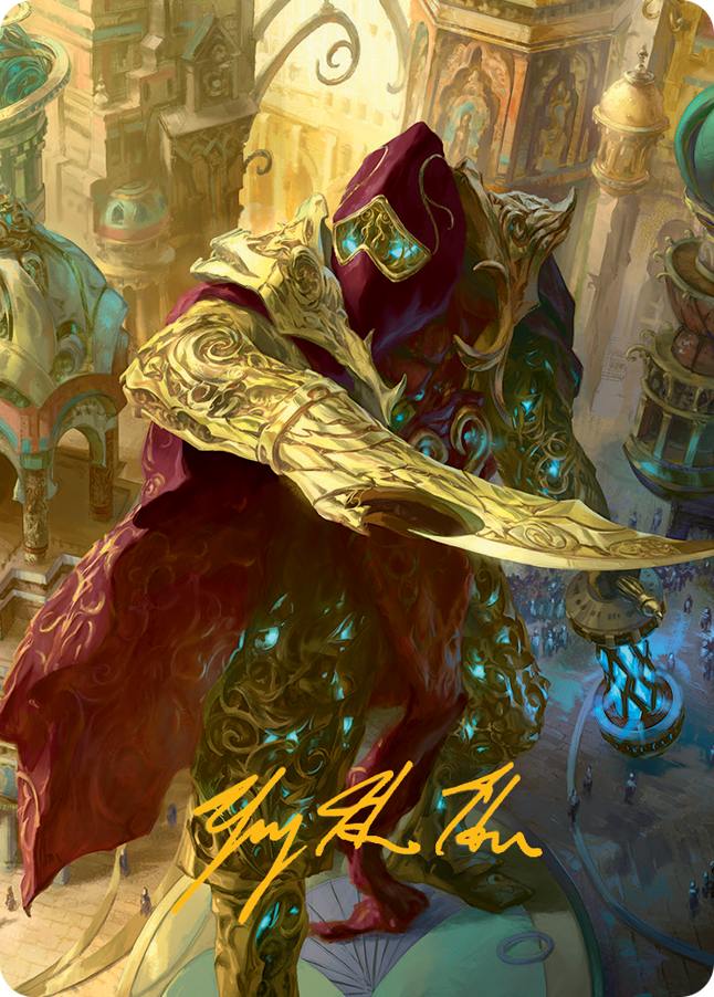 Baral, Chief of Compliance Art Card (Gold-Stamped Signature) [March of the Machine Art Series] | Enigma On Main