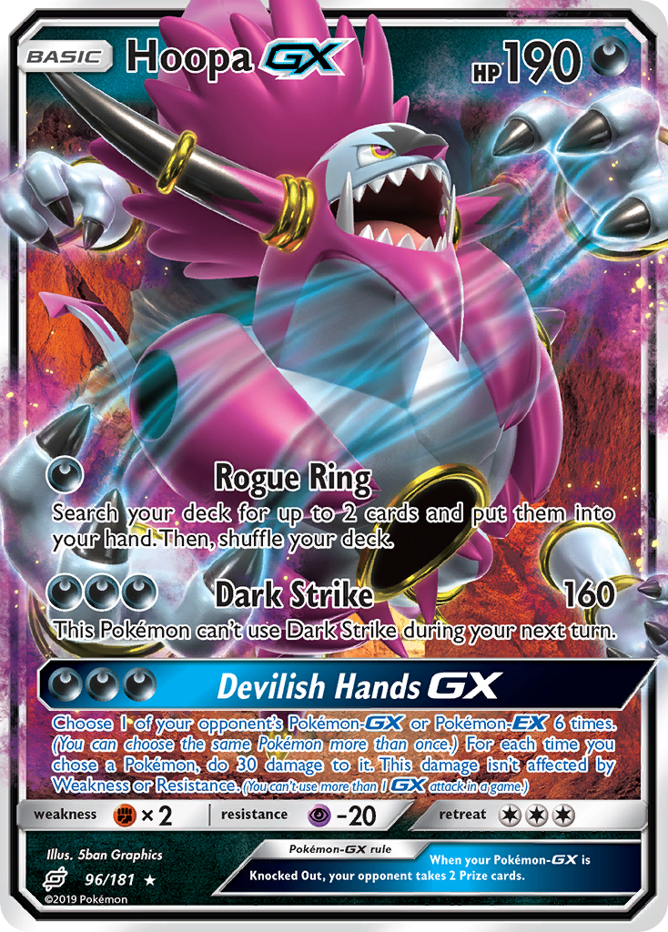 Hoopa GX (96/181) [Sun & Moon: Team Up] | Enigma On Main