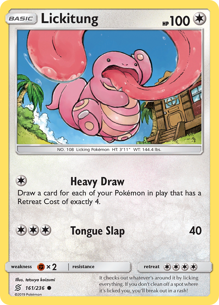 Lickitung (161/236) [Sun & Moon: Unified Minds] | Enigma On Main