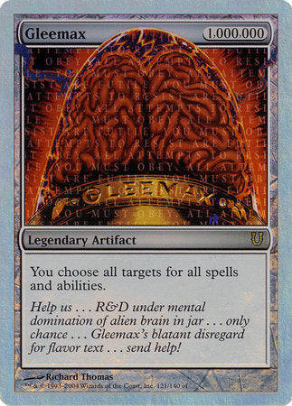 Gleemax (Alternate Foil) [Unhinged] | Enigma On Main