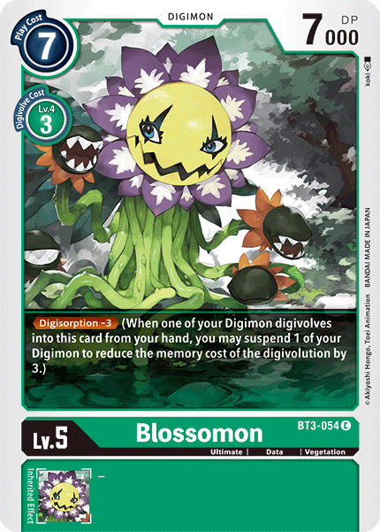 Blossomon [BT3-054] [Release Special Booster Ver.1.5] | Enigma On Main