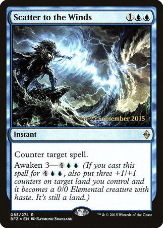 Scatter to the Winds [Battle for Zendikar Promos] | Enigma On Main