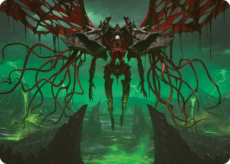 Archfiend of the Dross Art Card [Phyrexia: All Will Be One Art Series] | Enigma On Main