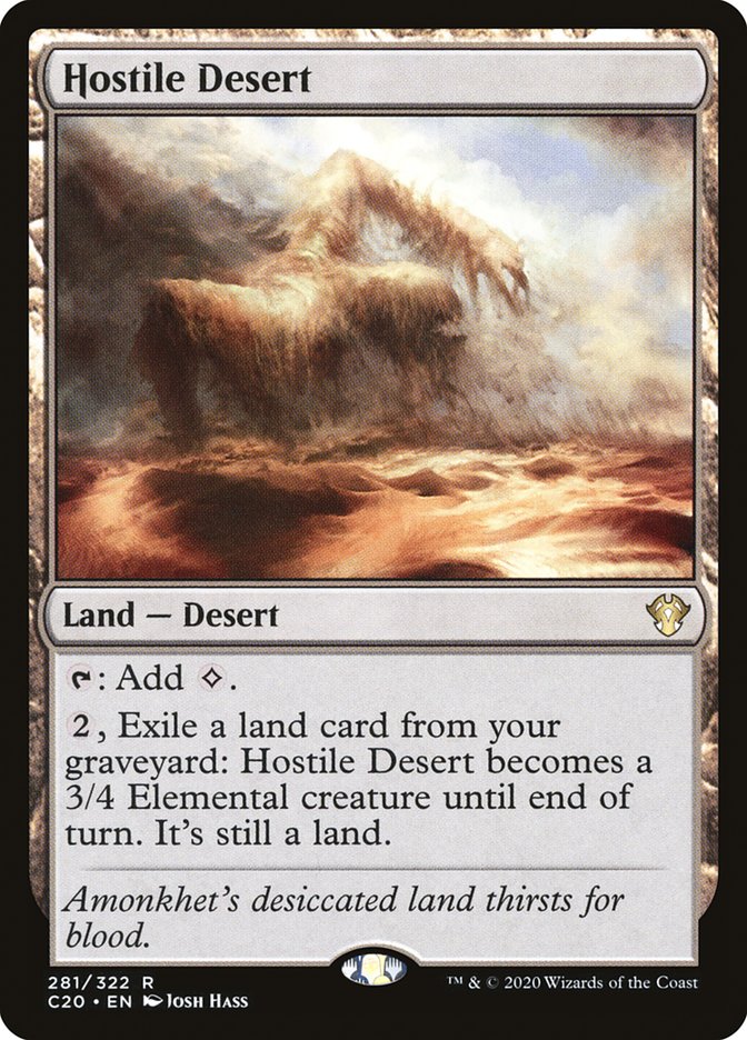 Hostile Desert [Commander 2020] | Enigma On Main