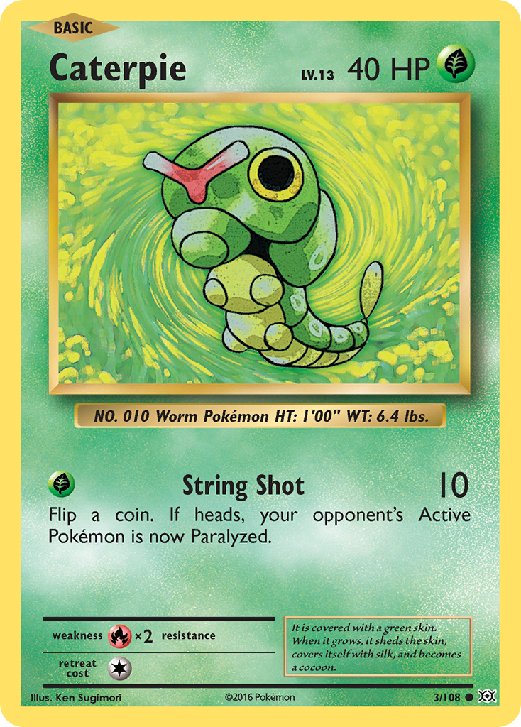 Caterpie (3/108) [XY: Evolutions] | Enigma On Main