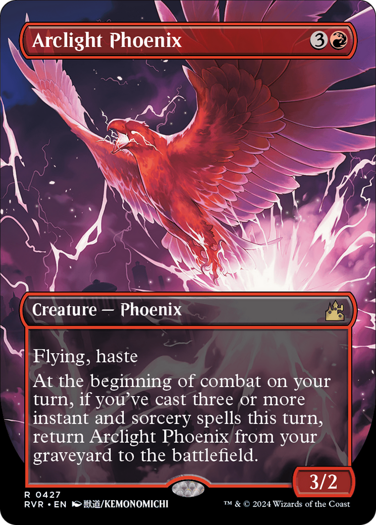 Arclight Phoenix (Anime Borderless) [Ravnica Remastered] | Enigma On Main