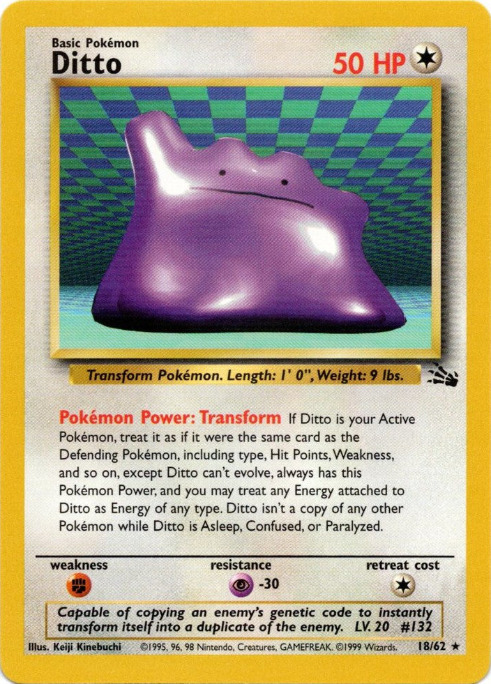 Ditto (18/62) [Fossil Unlimited] | Enigma On Main