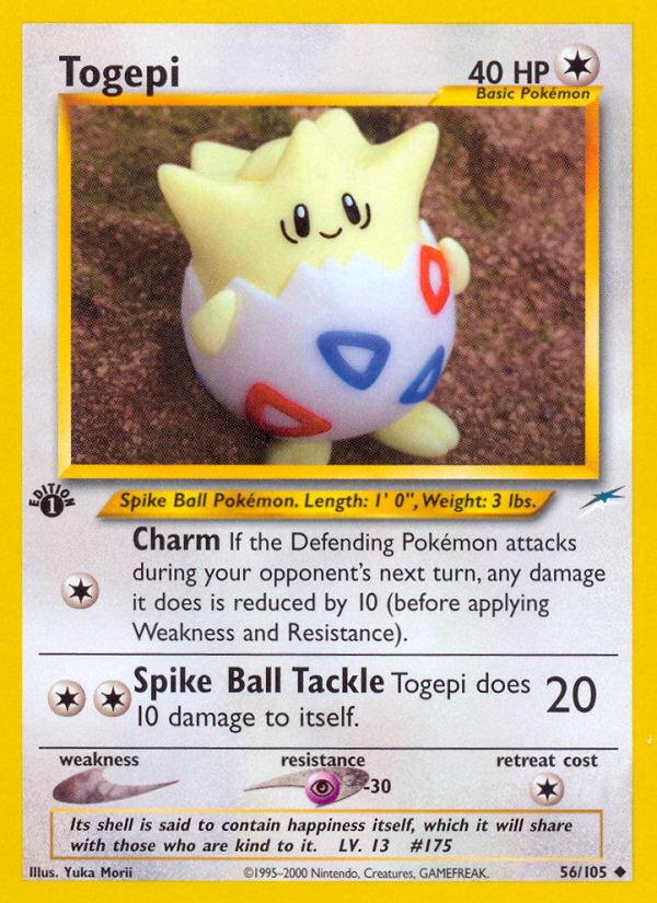 Togepi (56/105) [Neo Destiny 1st Edition] | Enigma On Main