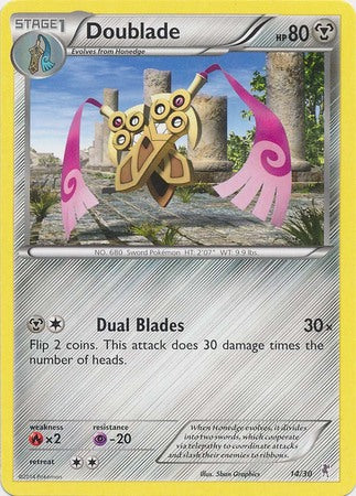 Doublade (14/30) [XY: Trainer Kit 1 - Bisharp] | Enigma On Main