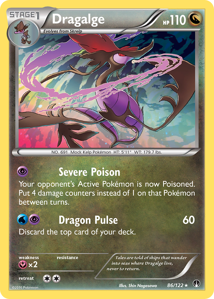 Dragalge (86/122) [XY: BREAKpoint] | Enigma On Main