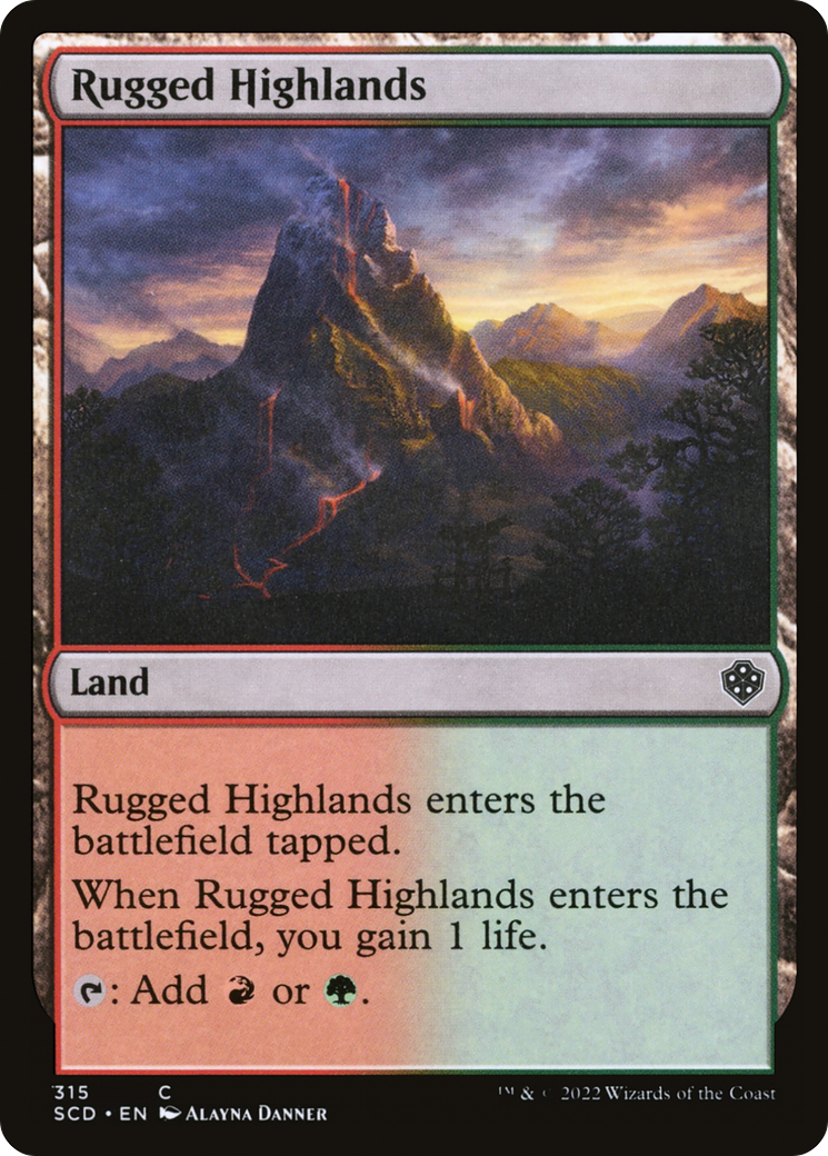 Rugged Highlands [Starter Commander Decks] | Enigma On Main