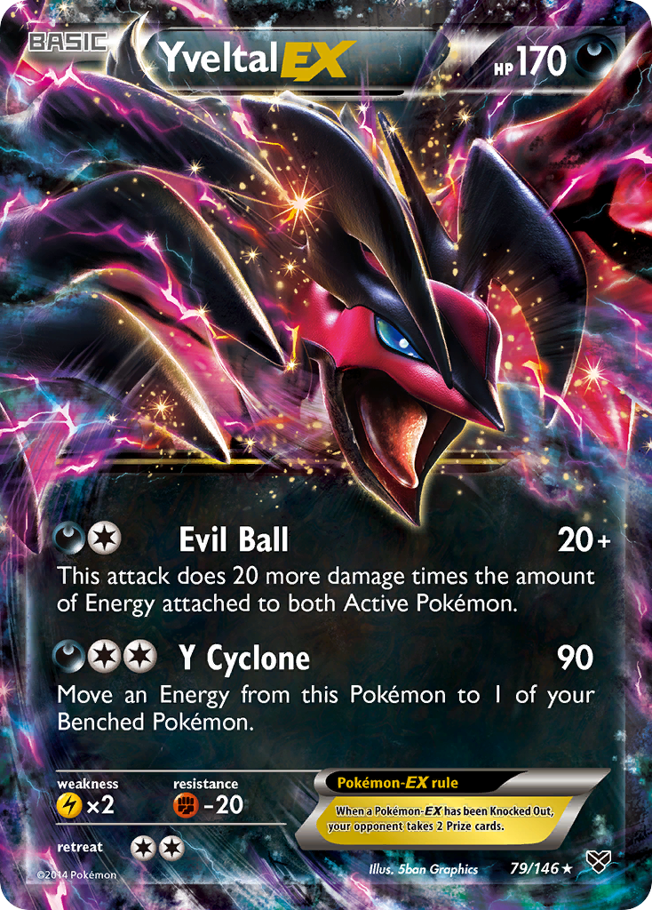 Yveltal EX (79/146) [XY: Base Set] | Enigma On Main