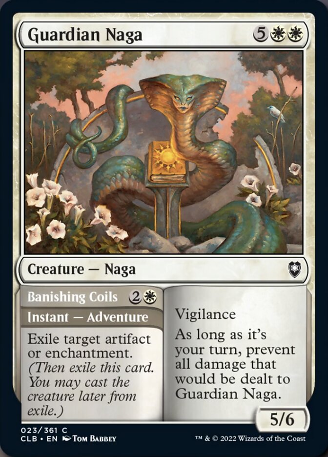 Guardian Naga // Banishing Coils [Commander Legends: Battle for Baldur's Gate] | Enigma On Main