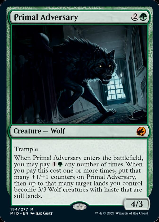 Primal Adversary [Innistrad: Midnight Hunt] | Enigma On Main