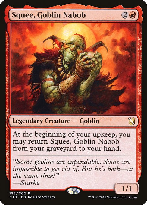 Squee, Goblin Nabob [Commander 2019] | Enigma On Main