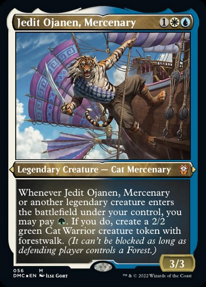 Jedit Ojanen, Mercenary (Foil Etched) [Dominaria United Commander] | Enigma On Main