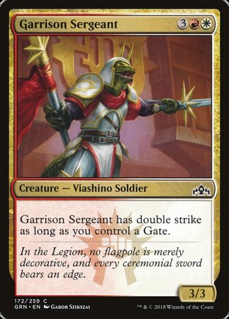 Garrison Sergeant [Guilds of Ravnica] | Enigma On Main