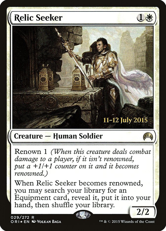 Relic Seeker [Magic Origins Prerelease Promos] | Enigma On Main