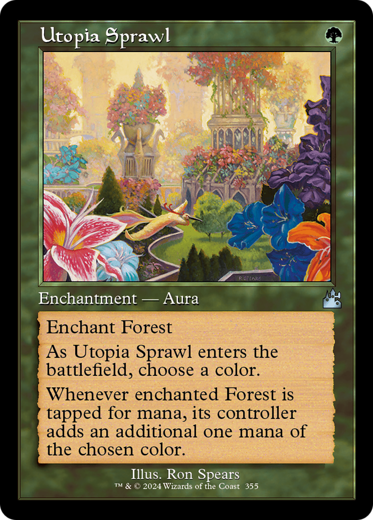 Utopia Sprawl (Retro Frame) [Ravnica Remastered] | Enigma On Main