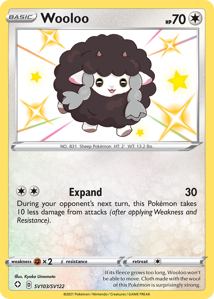 Wooloo (SV103/SV122) [Sword & Shield: Shining Fates] | Enigma On Main