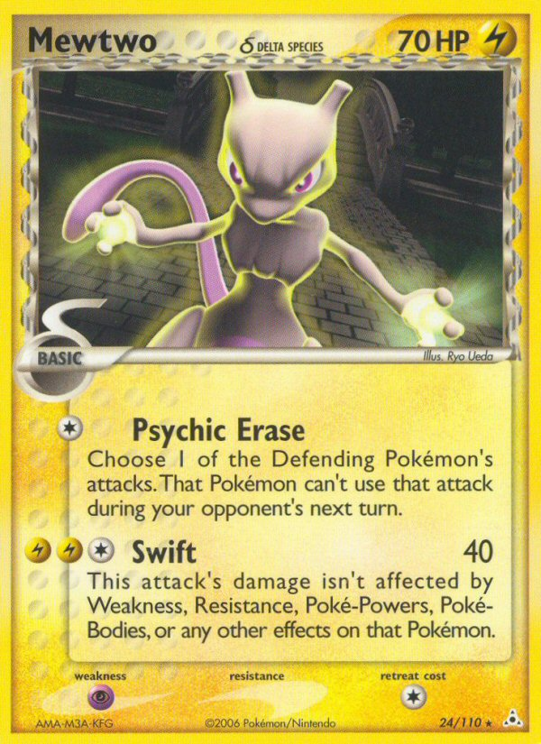 Mewtwo (24/110) (Delta Species) [EX: Holon Phantoms] | Enigma On Main
