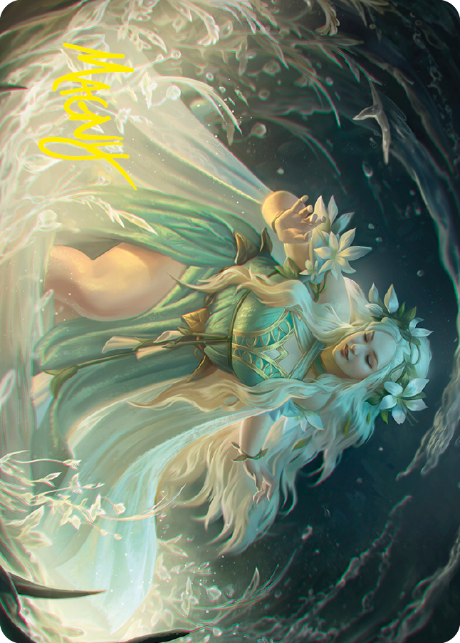 Goldberry, River-Daughter Art Card (Gold-Stamped Signature) [The Lord of the Rings: Tales of Middle-earth Art Series] | Enigma On Main