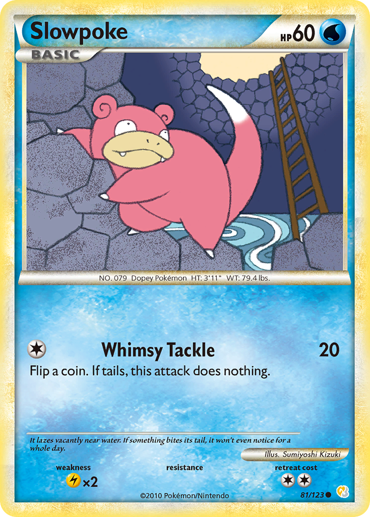 Slowpoke (81/123) [HeartGold & SoulSilver: Base Set] | Enigma On Main