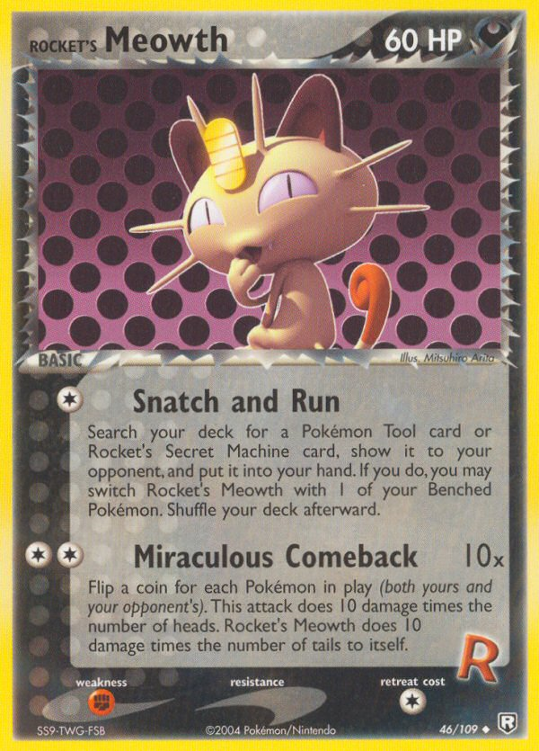 Rocket's Meowth (46/109) [EX: Team Rocket Returns] | Enigma On Main