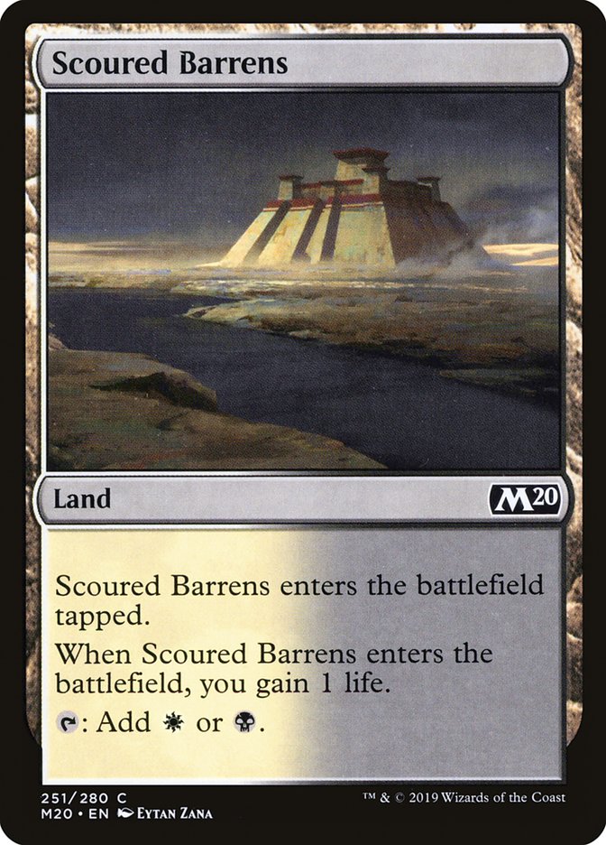 Scoured Barrens [Core Set 2020] | Enigma On Main