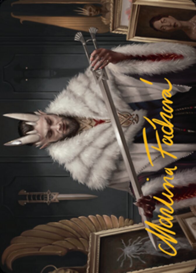Lord Xander, the Collector Art Card (Gold-Stamped Signature) [Streets of New Capenna Art Series] | Enigma On Main